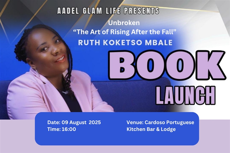 Book Launch Event: Unbroken – The Art of Rising After the Fall by Ruth Koketso Mbale